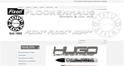 Desktop Screenshot of flockenhaus.de